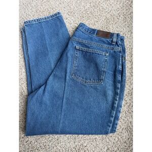 Vintage L.L. Bean Relaxed Fit Jeans Women 18W High Rise Mom Denim Blue  gorpcore